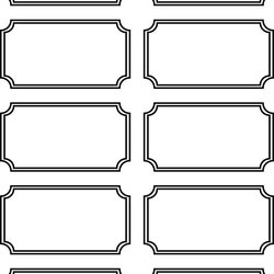 The Highest Standard Printable Blank Tickets Templates Ticket Template Card Fun Choose Board Editable Labels