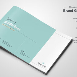 Super Great Beautiful Brand Book Templates To Present Your Branding Projects Guideline Template
