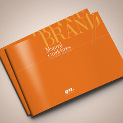 Eminent Download Professional Brand Guidelines Template Book Cover Books Orange Original
