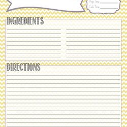 Recipe Cards Template Book Templates Printable Card Cookbook Editable Recipes Paper Blank Pages Binder