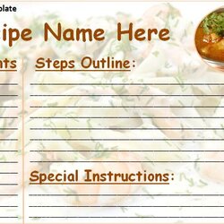 The Highest Quality Recipe Card Template Free Word Templates Example Sample Ms Menu Link