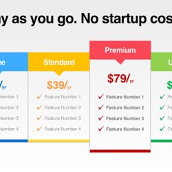 Superb Download Pricing Table Templates