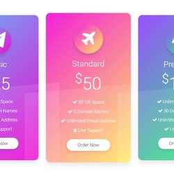 Swell Pricing Table Examples