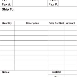 Champion Order Form Free Fax Cover Sheet Template