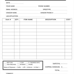 Magnificent Retail Order Form Templates No Free Word Excel Format Downloads Supplies Template Office Forms