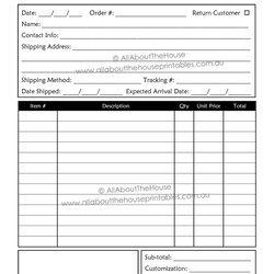 Matchless How To Create An Online Order Form Template Ordering Planners Invoice