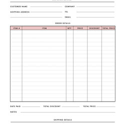 Outstanding Free Printable Purchase Order Template World Of