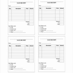 Capital Awesome Free Printable Receipts Receipt Template