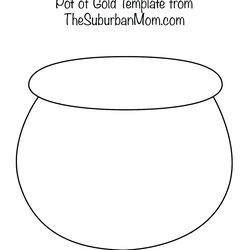 Eminent Painting Rainbows With Tips Free Printable Template Gold Pot Rainbow St Patrick Templates Crafts Cut