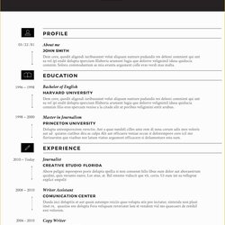 Spiffing Creative Resume Templates Free Download For Microsoft Word Of Template Ms Best