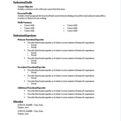 Super Microsoft Word Functional Resume Template Resumes And Templates Office Format Sample Needs Simple Ready