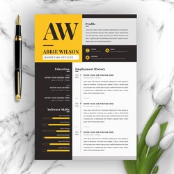 Sublime Professional And Creative Resume Templates For Every Field In Template Word Curriculum Minimal Modern