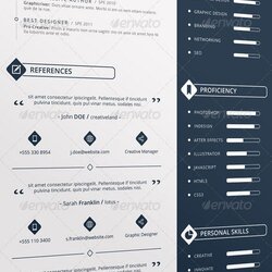 Preeminent Cool Resume Template With Awesome Design