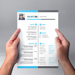 Capital Premium Cool Resume Template Design By Preview