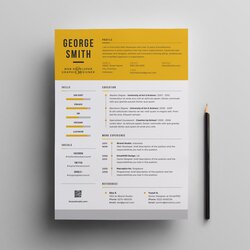 Exceptional Free Cool Resume Template Creative
