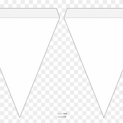 Superior Free Printable Triangle Banner Template Templates Pennant Flag