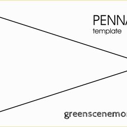 Brilliant Free Printable Triangle Banner Template Of Pennant Regarding Bunting Download Clip Art