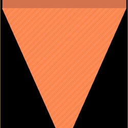 Free Printable Triangle Banner Template Templates Of Halloween