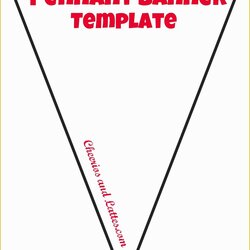 Legit Free Printable Triangle Banner Template Pennant Templates Pray Of Lovely