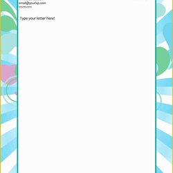 Out Of This World Free Editable Stationery Templates Letterhead For Microsoft Word Amp Formats
