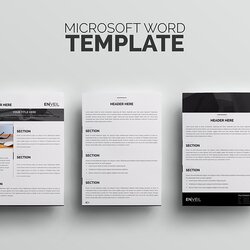Excellent Microsoft Word Template On