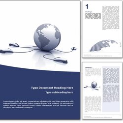 Outstanding Royalty Free Courses Online Microsoft Word Template In Blue Cover Templates Green Designs Ms