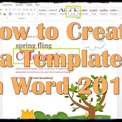 Fine How To Create Template In Word Professional For Business