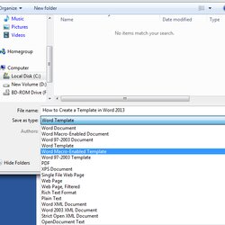 Superior How To Create Template In Word Tutorials Tree Learn Click Created Step File Now