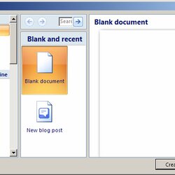 Ms Word Create Template From Blank Document Microsoft Templates Software Office Footer Button Whatever