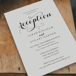 Champion Printable Wedding Reception Invitation Template Card And Invites Message