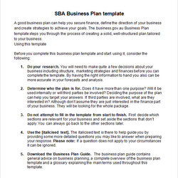 Sample Business Plan Template Free Documents In Word Format Templates Details
