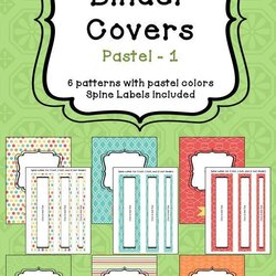 The Highest Quality Editable Binder Cover Templates Proper Covers Spines Spine