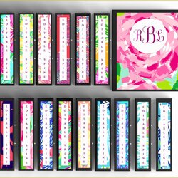Free Binder Spine Template Of Set Monogram Covers Lilly Pulitzer Spines Binders Inserts Avery Inspired
