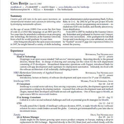 Latex Resume Templates Doc Template Business