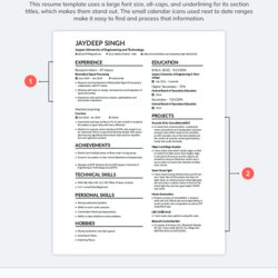 Free Latex Resume Templates Template For