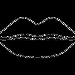 Sublime Printable Lips Template Pattern Outline Stencils Stencil Patterns String Lip Use Cut Templates Print