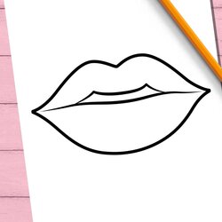 Great Lips Templates Free Printable Template