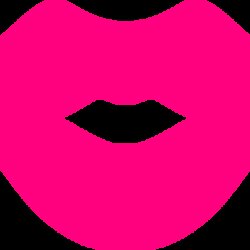 Lips Template Best Clip Pink Outline Big Lip Transparent Printable Vector Again Fish Kiss Library