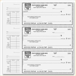 Fantastic Free Check Stub Template Business Printable Stubs Personal Checks End Per Printing Payroll