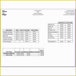 Free Check Stub Template Of Create Print Out Pay Stubs Payroll Paycheck Invoice Deposit Download For