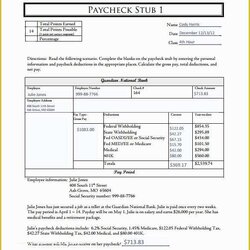 Excellent Free Check Stub Template Of Create Print Out Pay Stubs Formats Employed Payroll Samples Paycheck