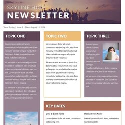 Great Classroom Newsletter Example Template Free Email Templates Examples Ideas