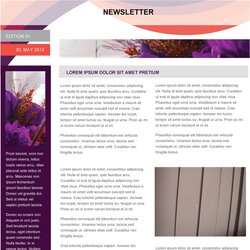 Eminent Free Newsletter Templates For Work School And Classroom Template