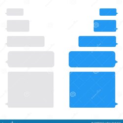Superior Message Bubbles Vector Icons For Chat Design Template Messenger Phone