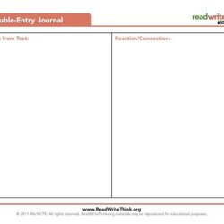 Magnificent Double Entry Journal Read Write Think Grades