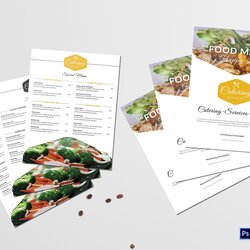 Fantastic Catering Menu Designs Free Templates Template Food Services Service Word Sample Restaurant Examples