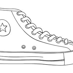 Outstanding Google Image Result For Download Template Shoe Drawing Shoes Easy Chuck Taylor Converse Cat