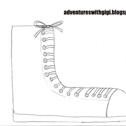 Pete The Cat Rocking In My School Shoes Adventures With Shoe Template Coloring Printable Board Cats