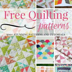 Sublime Free Quilting Patterns Quilt Quilts Pattern Block Blocks Table Beginners Simple Projects Designs Baby