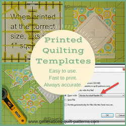Superlative Free Quilting Templates Easy To Use Fast Make Quilt Patterns Print Generations Printable They